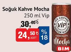 VİP SOĞUK KAHVE MOCHA 250 ML